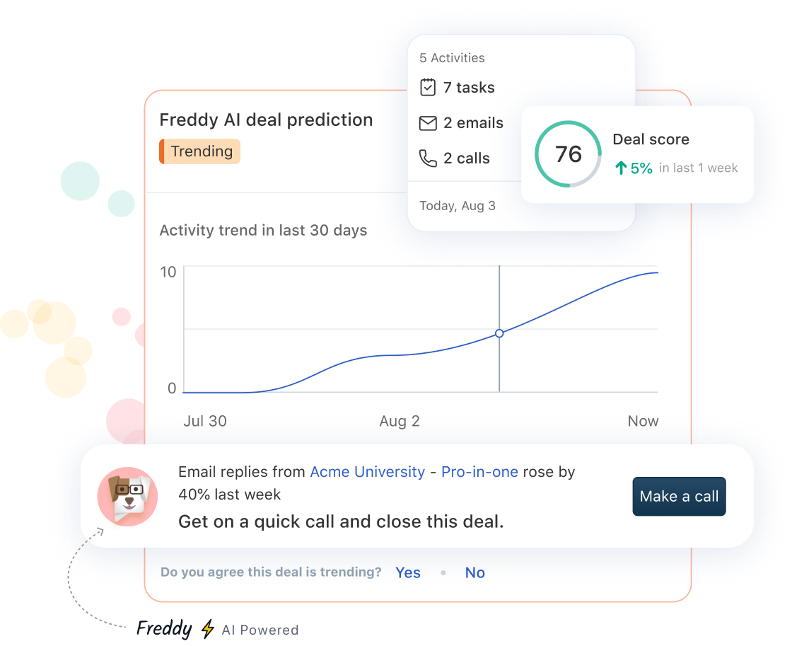 Freshsales lead scoring software